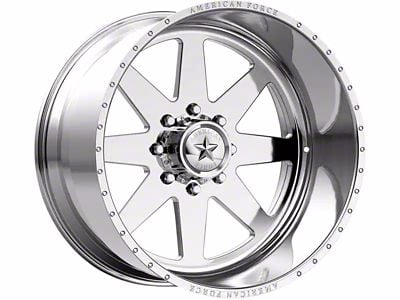 American Force 11 Independence SS Polished 8-Lug Wheel; 22x10; -25mm Offset (23-24 F-350 Super Duty SRW)