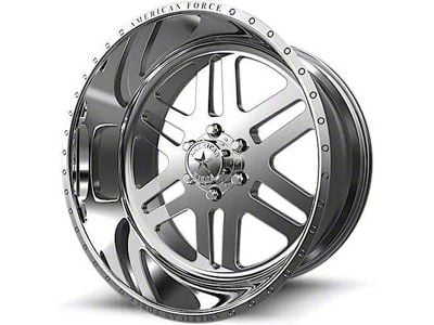 American Force 09 Liberty SS Polished 6-Lug Wheel; 20x9; 0mm Offset (99-06 Sierra 1500)