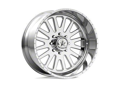 American Force F20 Atom SS Polished 6-Lug Wheel; 20x12; -40mm Offset (99-06 Sierra 1500)