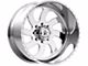 American Force 76 Blade SS Polished 8-Lug Wheel; 22x12; -40mm Offset (17-22 F-250 Super Duty)