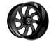 American Force 76 Blade SS Gloss Black Machined 6-Lug Wheel; 20x9; 0mm Offset (19-25 RAM 1500)