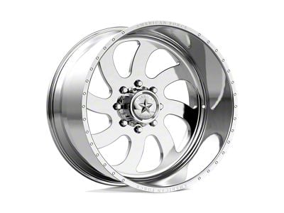 American Force 76 Blade SS Polished 8-Lug Wheel; 22x12; -40mm Offset (19-24 RAM 2500)