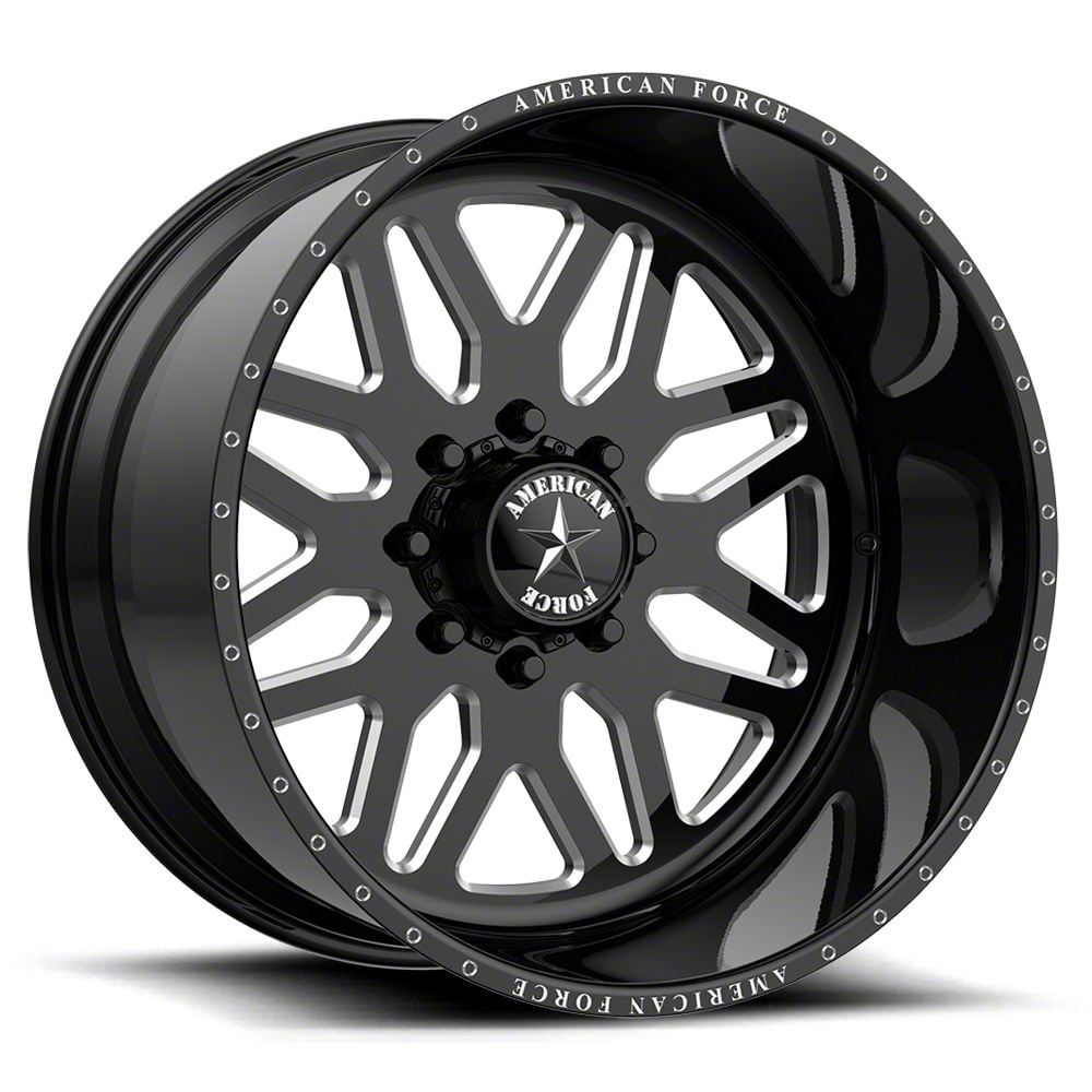 American Force RAM 2500 B02 Trax SS Gloss Black Machined 8-Lug Wheel ...