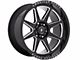 American Force Trail Gloss Black Milled 6-Lug Wheel; 22x10; -18mm Offset (19-25 Sierra 1500)