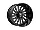 American Force 74 Octane SS Gloss Black Machined 6-Lug Wheel; 20x10; -25mm Offset (19-25 Silverado 1500)