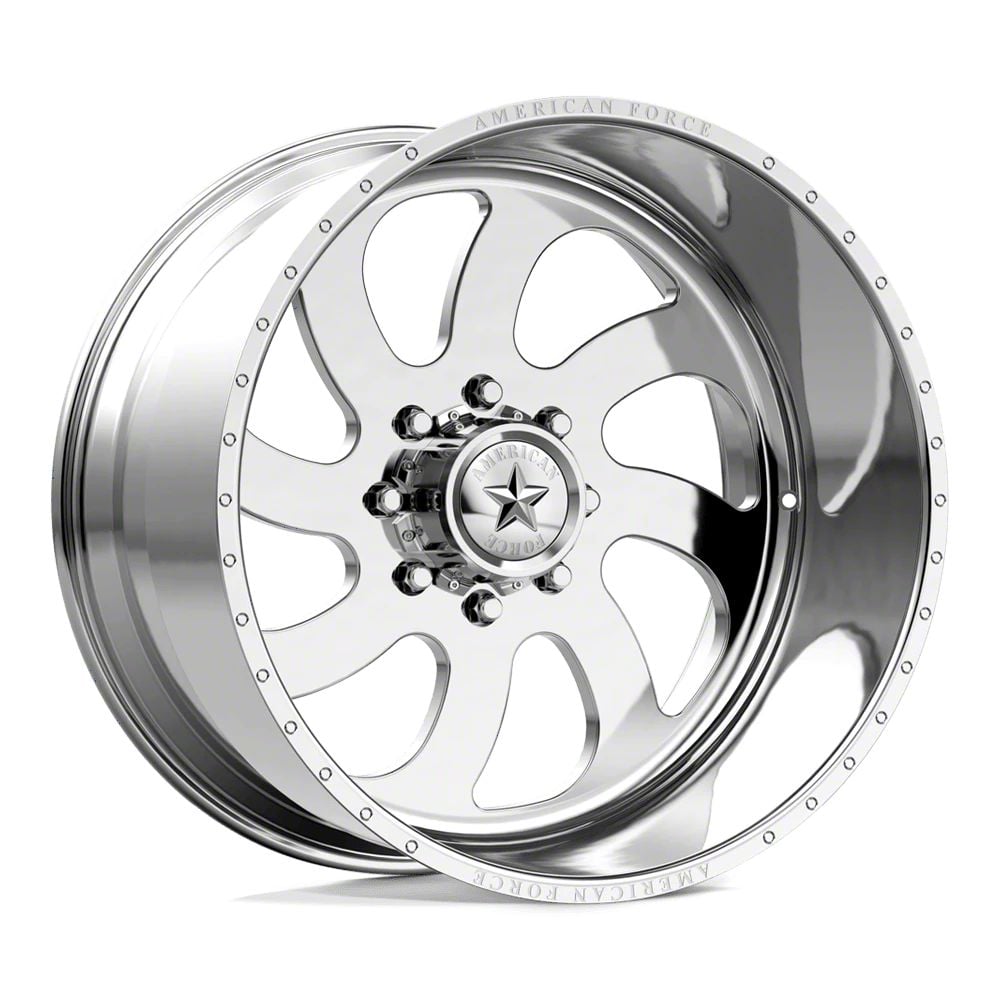 American Force Silverado 2500 76 Blade Ss Polished 8-lug Wheel; 20x12 