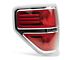 American Modified Tail Lights; Chrome Housing; Red Lens (09-14 F-150 Styleside)