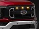 American Modified Raptor Style Mesh Upper Replacement Grille with DRL and Turn Signal Lights; Matte Black (21-23 F-150, Excluding Raptor)