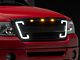 American Modified Raptor Style Mesh Upper Replacement Grille with DRL and Turn Signal Lights; Matte Black (04-08 F-150)