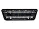 American Modified Raptor Style Mesh Upper Replacement Grille with DRL and Turn Signal Lights; Matte Black (04-08 F-150)