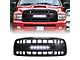 American Modified Armor Upper Replacement Grille with LED Off-Road Lights; Black (02-05 RAM 1500)