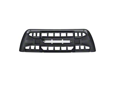 American Modified Armor Upper Replacement Grille with LED Off-Road Lights; Gloss Black (13-18 RAM 2500)