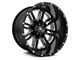 American Off-Road Wheels A106 Gloss Black Milled 6-Lug Wheel; 20x14; -76mm Offset (99-06 Silverado 1500)