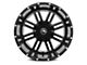 American Off-Road Wheels A106 Gloss Black Milled 6-Lug Wheel; 20x14; -76mm Offset (99-06 Silverado 1500)