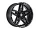 American Outlaw Wheels Lonestar Satin Black 6-Lug Wheel; 17x8.5; 10mm Offset (21-25 F-150)