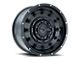 American Outlaw Wheels Dusty Road Satin Black 6-Lug Wheel; 20x9; -5mm Offset (21-24 Yukon)