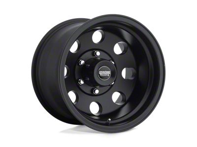 American Racing AR172 Baja Satin Black 8-Lug Wheel; 17x8; 0mm Offset (01-06 Sierra 2500 HD)