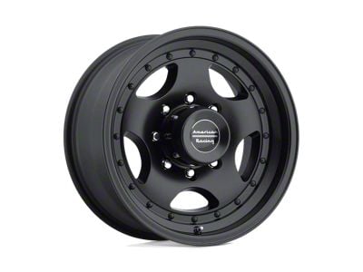 American Racing AR23 Satin Black 8-Lug Wheel; 16x8; 0mm Offset (01-06 Sierra 2500 HD)