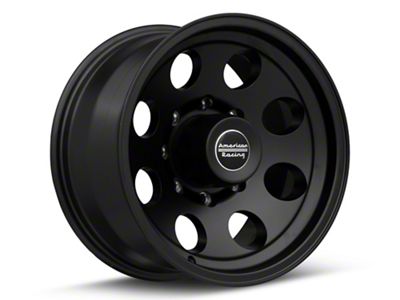 American Racing Baja Satin Black 8-Lug Wheel; 16x10; -25mm Offset (01-06 Sierra 3500 HD SRW)