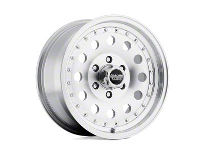 American Racing Outlaw II Machined 8-Lug Wheel; 16x10; -25mm Offset (01-06 Silverado 2500 HD)