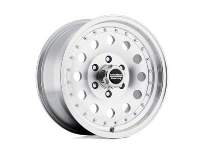 American Racing Outlaw II Machined 8-Lug Wheel; 16x10; -25mm Offset (01-06 Silverado 3500 HD SRW)