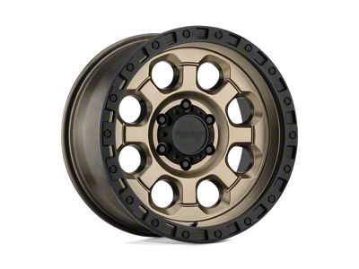 American Racing AR201 Matte Bronze with Black Lip 8-Lug Wheel; 18x9; 0mm Offset (06-08 RAM 1500 Mega Cab)