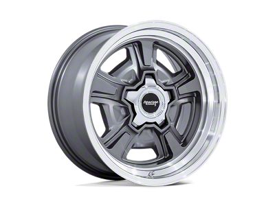 American Racing Marauder Anthracite with Diamond Cut Lip 5-Lug Wheel; 18x9; 0mm Offset (02-08 RAM 1500, Excluding Mega Cab)