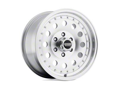 American Racing Outlaw II Machined 8-Lug Wheel; 17x8; 0mm Offset (06-08 RAM 1500 Mega Cab)