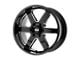 American Racing Patrol Gloss Black Milled 6-Lug Wheel; 17x8.5; 0mm Offset (04-08 F-150)