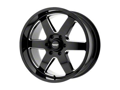 American Racing Patrol Gloss Black Milled 6-Lug Wheel; 18x9; 12mm Offset (04-08 F-150)