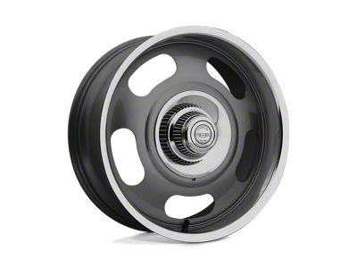 American Racing VN506 Mag Gray Center with Polished Lip 6-Lug Wheel; 20x8; 0mm Offset (07-13 Sierra 1500)