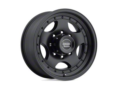 American Racing AR23 Satin Black 8-Lug Wheel; 16x8; 0mm Offset (07-10 Sierra 3500 HD SRW)