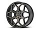 American Racing AR916 Satin Black with Dark Tint 6-Lug Wheel; 20x8.5; 35mm Offset (07-13 Silverado 1500)