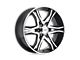 American Racing Mainline Gloss Black Machined 6-Lug Wheel; 17x8; 0mm Offset (07-13 Silverado 1500)