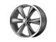 American Racing Torq Thrust ST Magnesium Gray with Machined Lip 6-Lug Wheel; 20x8.5; 19mm Offset (07-14 Tahoe)