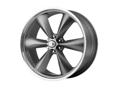 American Racing Torq Thrust ST Magnesium Gray with Machined Lip 6-Lug Wheel; 20x8.5; 19mm Offset (07-14 Yukon)