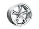 American Racing Torq Thrust II Chrome 5-Lug Wheel; 22x9; 15mm Offset (09-18 RAM 1500)