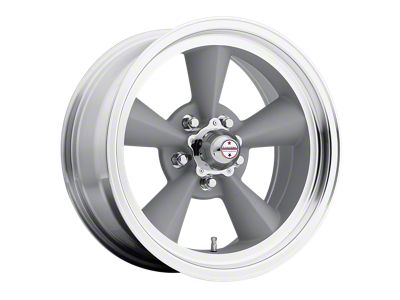 American Racing TT O Vintage Silver with Machined Lip 5-Lug Wheel; 17x7; 0mm Offset (09-18 RAM 1500)