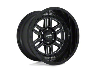 American Racing Yukon Cast Iron Black 8-Lug Wheel; 18x8.5; 15mm Offset (10-18 RAM 2500)
