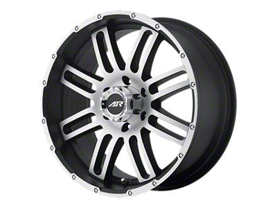 American Racing AR901 Satin Black Machined 6-Lug Wheel; 20x9; 20mm Offset (14-18 Sierra 1500)