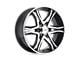 American Racing Mainline Gloss Black Machined 6-Lug Wheel; 17x8; 0mm Offset (14-18 Sierra 1500)