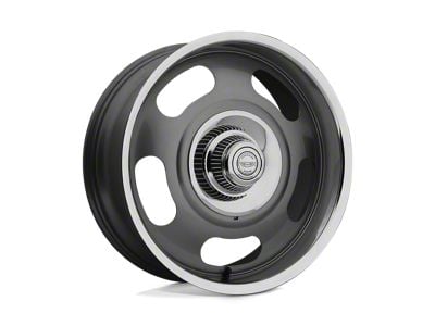 American Racing VN506 Mag Gray Center with Polished Lip 6-Lug Wheel; 20x8; 0mm Offset (14-18 Sierra 1500)