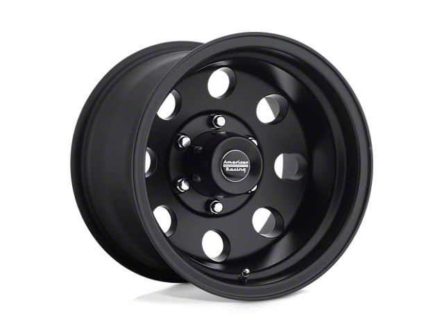 American Racing Baja Satin Black 6-Lug Wheel; 17x9; -12mm Offset (14-18 Silverado 1500)