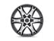 American Racing Mainline Gloss Black Machined 6-Lug Wheel; 17x8; 0mm Offset (14-18 Silverado 1500)