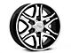 American Racing Mainline Gloss Black Machined 6-Lug Wheel; 18x8.5; 12mm Offset (14-18 Silverado 1500)