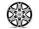 American Racing Mainline Gloss Black Machined 6-Lug Wheel; 17x8; 25mm Offset (14-18 Silverado 1500)