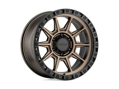 American Racing AR202 Matte Bronze with Black Lip 6-Lug Wheel; 18x9; 0mm Offset (15-20 F-150)