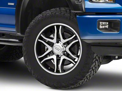 American Racing Mainline Gloss Black Machined 6-Lug Wheel; 20x8.5; 35mm Offset (15-20 F-150)