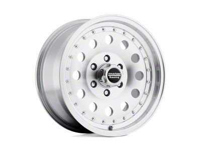 American Racing AR62 Outlaw II Machined 6-Lug Wheel; 17x8; 0mm Offset (2024 Ranger)