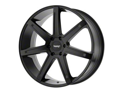 American Racing Revert Satin Black Milled 6-Lug Wheel; 22x9.5; 38mm Offset (2024 Ranger)